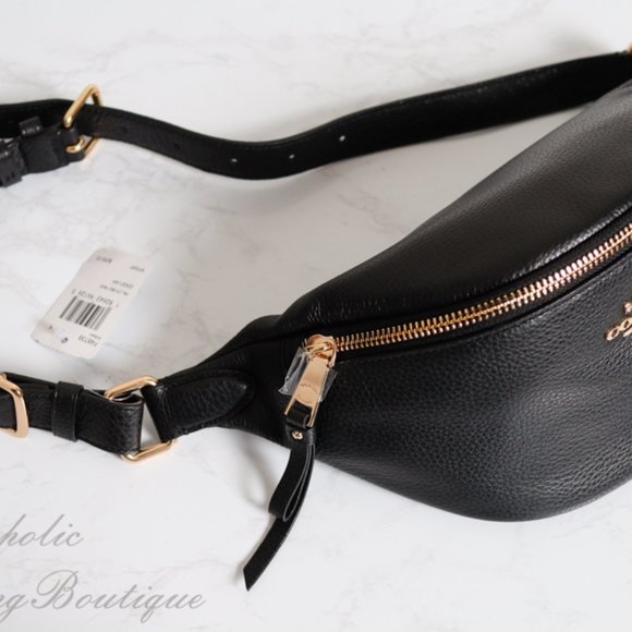 NWT Coach Pebble Leather Belt Bag Fanny Pack - Picture 5 of 10